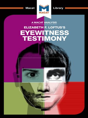 cover image of An Analysis of Elizabeth F. Loftus's Eyewitness Testimony